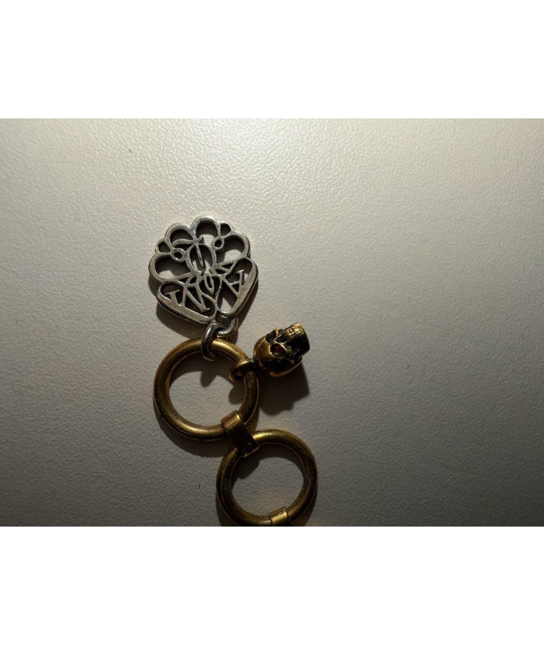 ALEXANDER MCQUEEN Золотое металлическое колье, фото 3