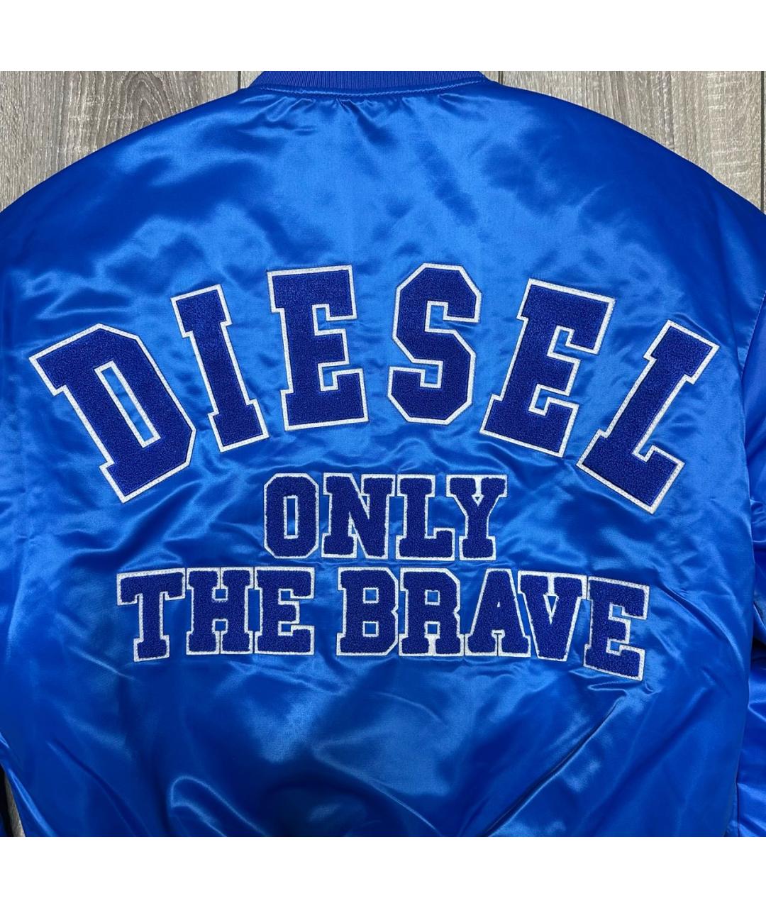 DIESEL Синяя полиэстеровая куртка, фото 6