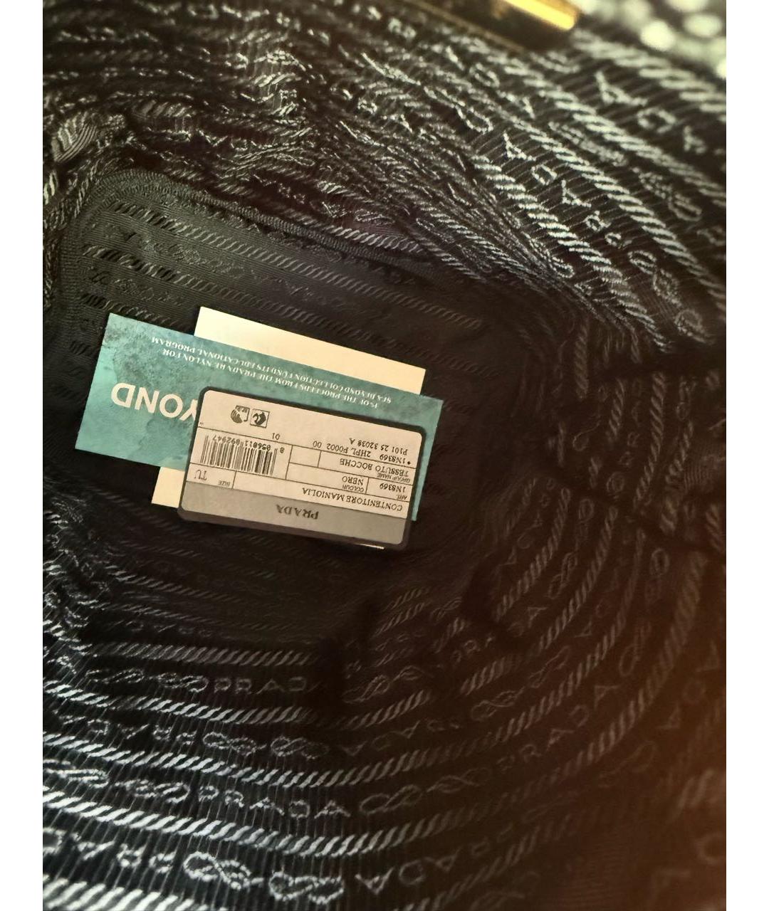 PRADA Черный тканевый рюкзак, фото 2