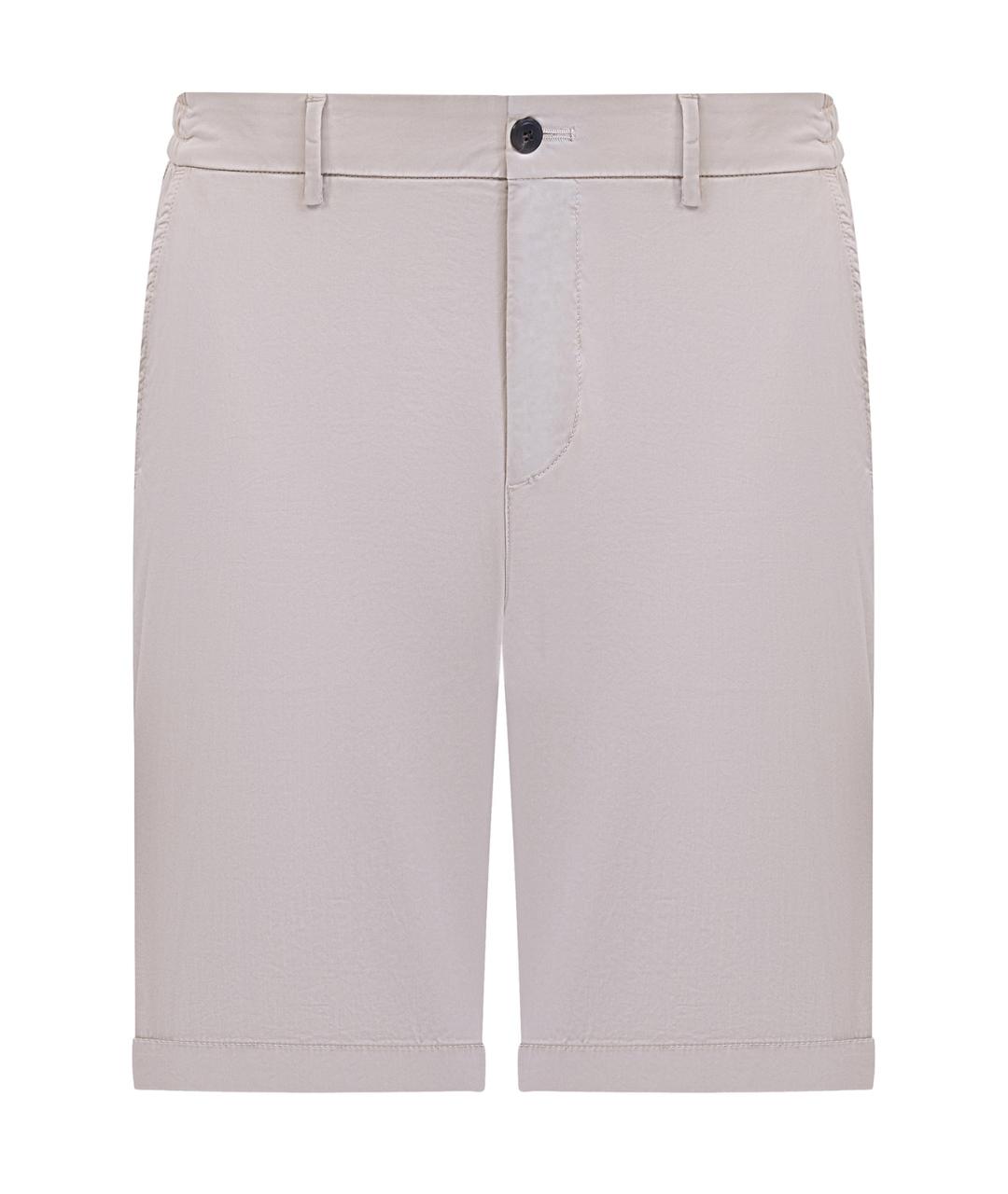 ELEVENTY Бежевые хлопковые шорты, фото 1