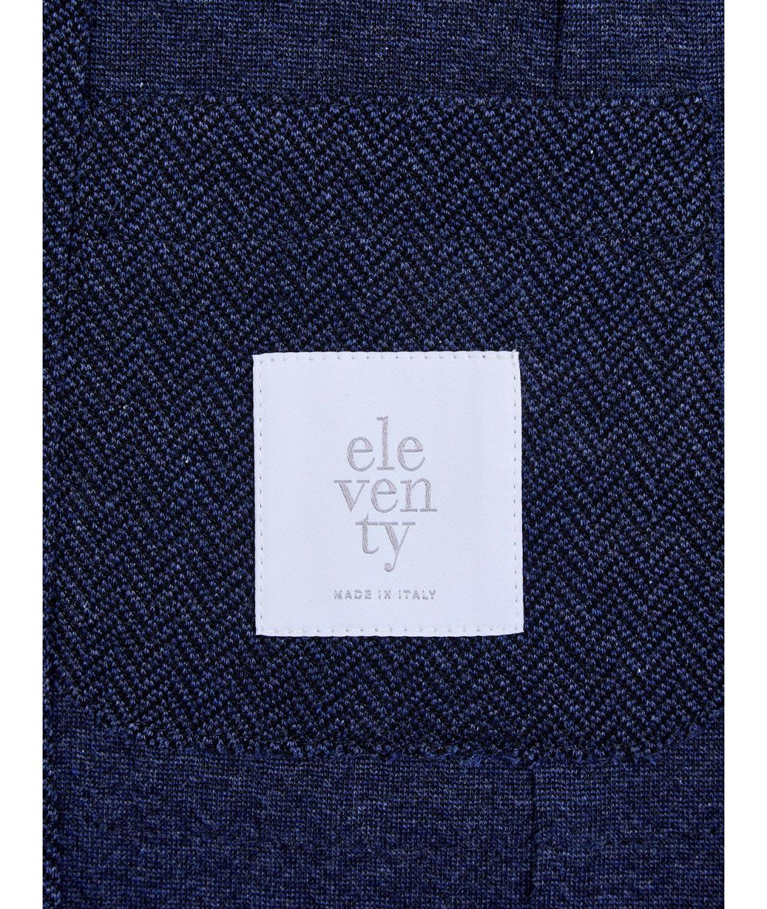 ELEVENTY Синий хлопковый пиджак, фото 6