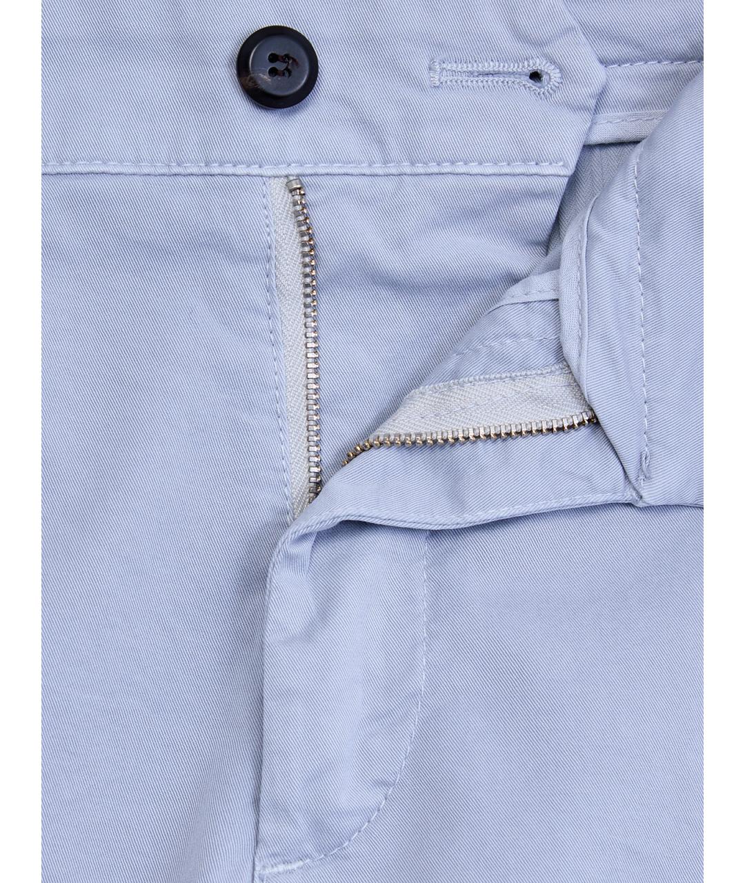ELEVENTY Голубые хлопковые повседневные брюки, фото 6