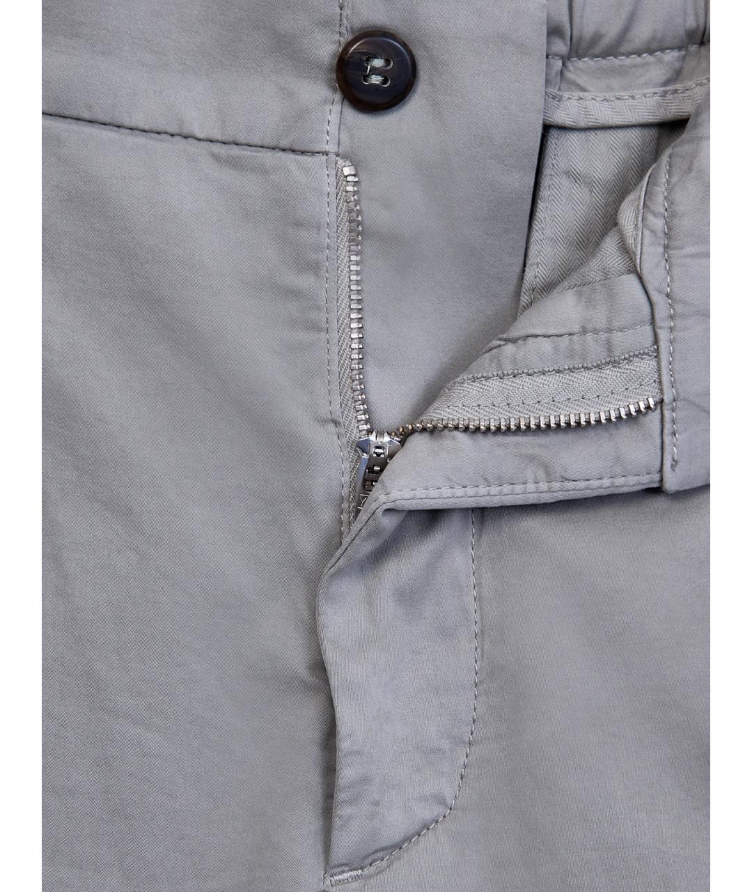 ELEVENTY Серые хлопковые повседневные брюки, фото 6