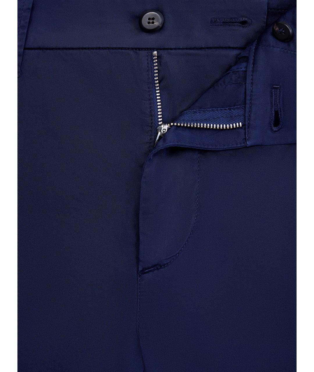 ELEVENTY Синие хлопковые шорты, фото 6