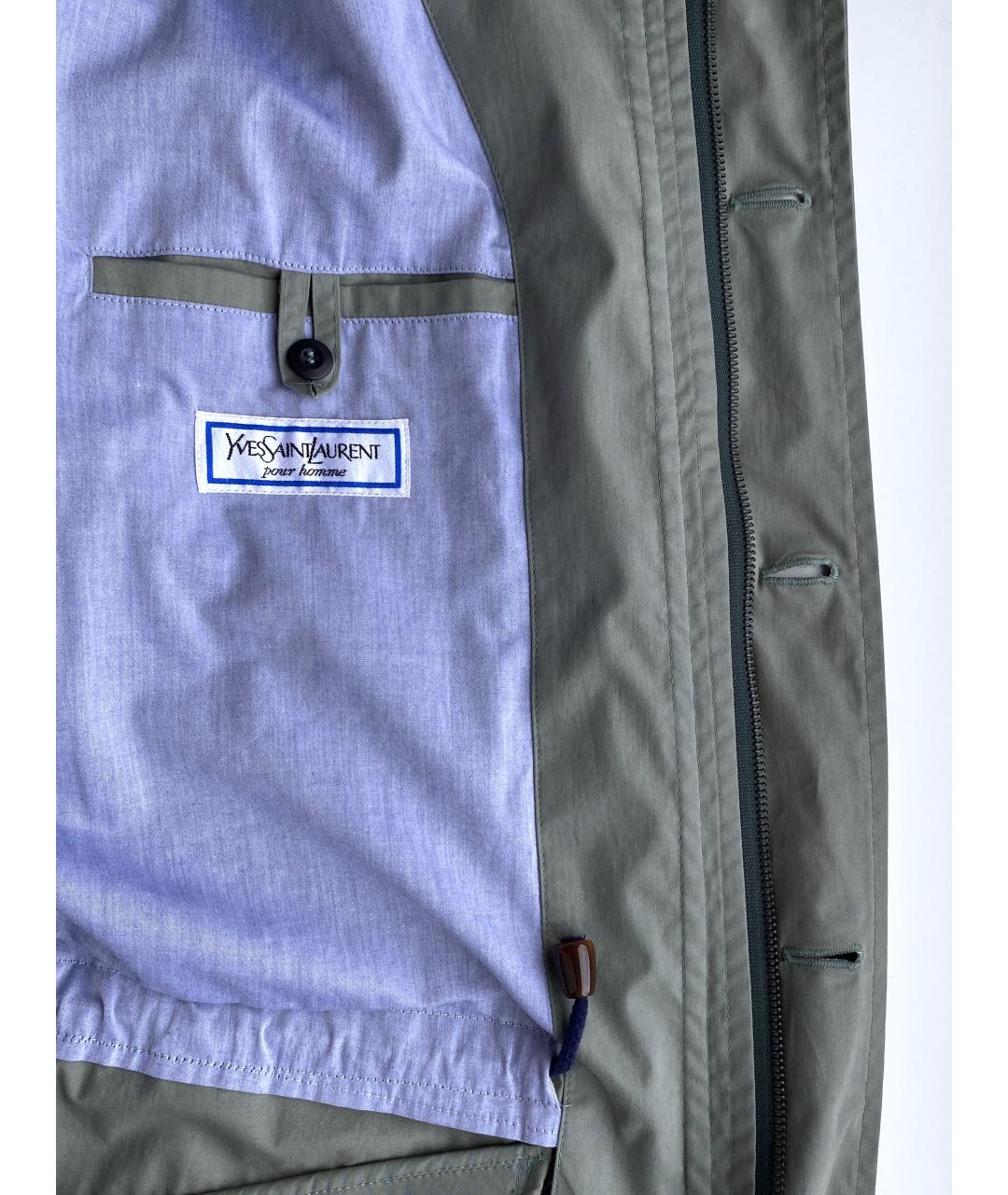 SAINT LAURENT Хлопковый тренч / плащ, фото 6