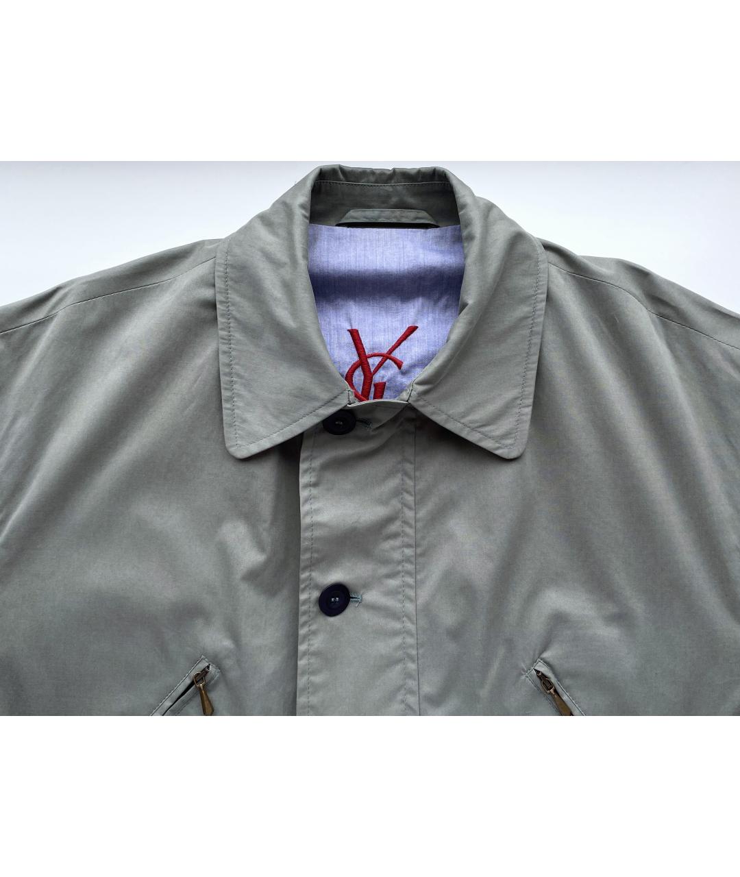 SAINT LAURENT Хлопковый тренч / плащ, фото 3