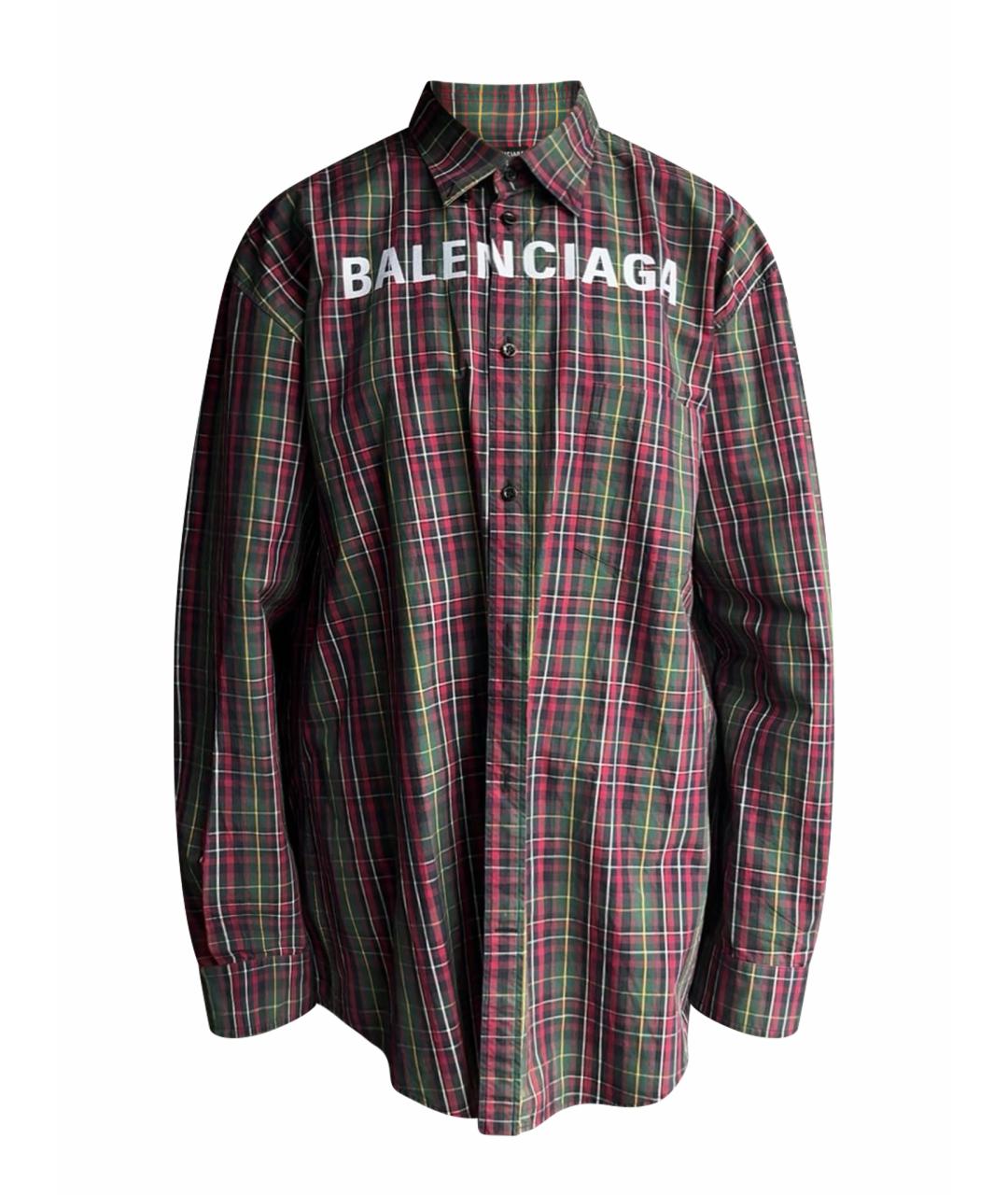 BALENCIAGA Мульти хлопковая рубашка, фото 1