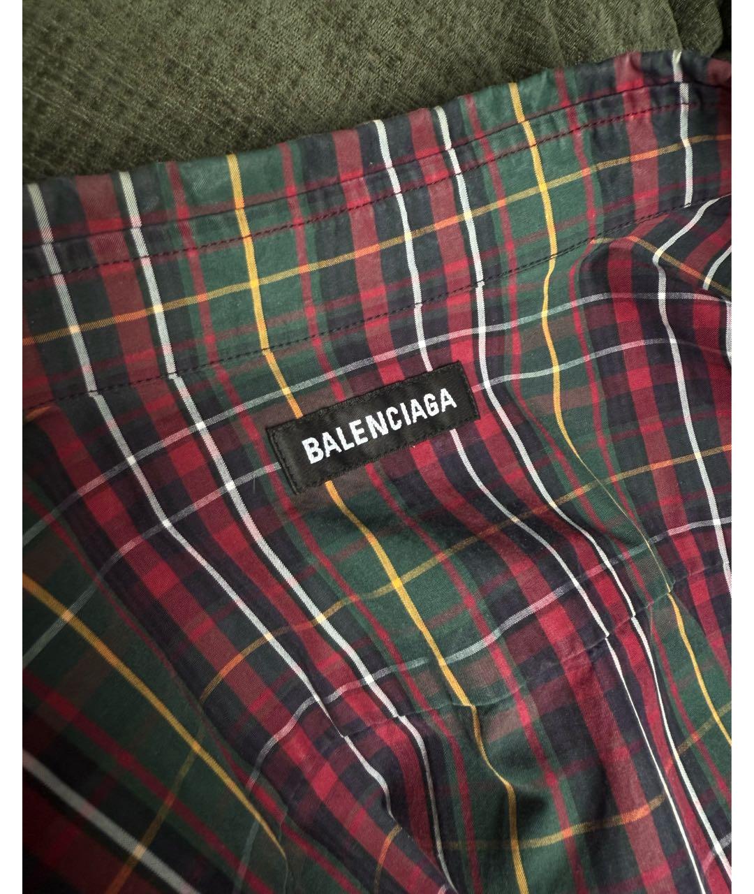 BALENCIAGA Мульти хлопковая рубашка, фото 4