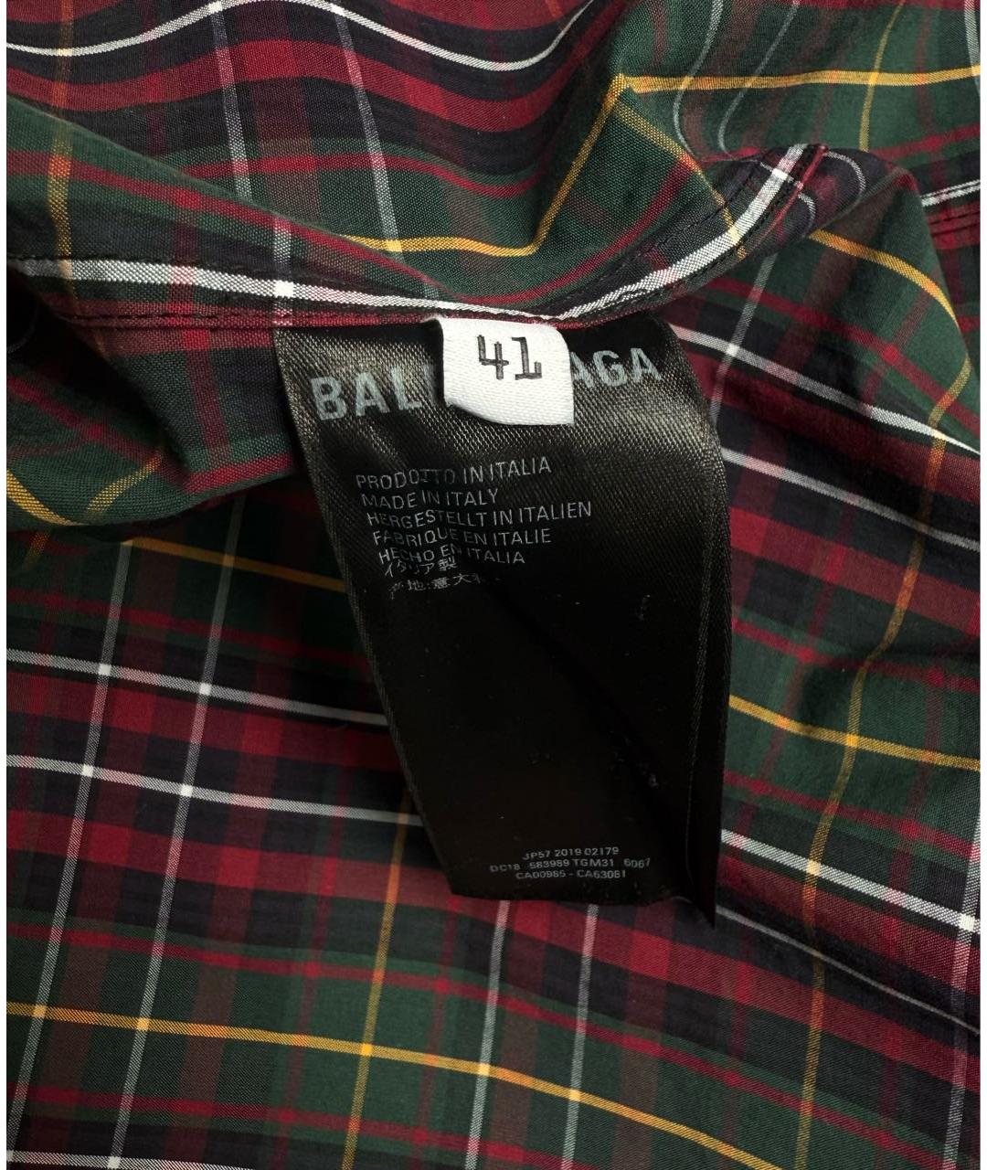 BALENCIAGA Мульти хлопковая рубашка, фото 3