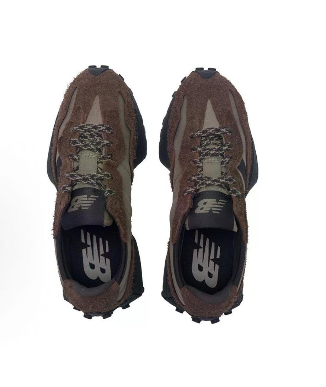 NEW BALANCE Коричневые замшевые кроссовки, фото 4