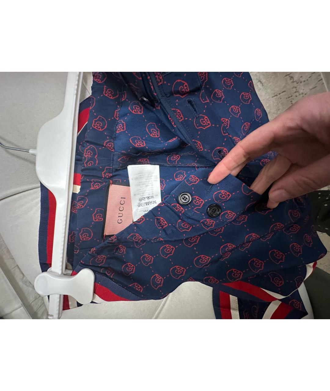 GUCCI Мульти шелковый костюм с брюками, фото 2