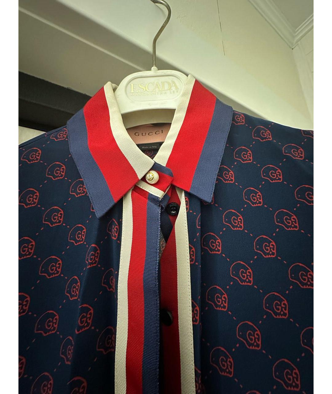 GUCCI Мульти шелковый костюм с брюками, фото 3