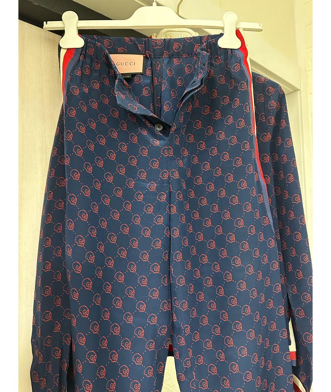 GUCCI Мульти шелковый костюм с брюками, фото 5