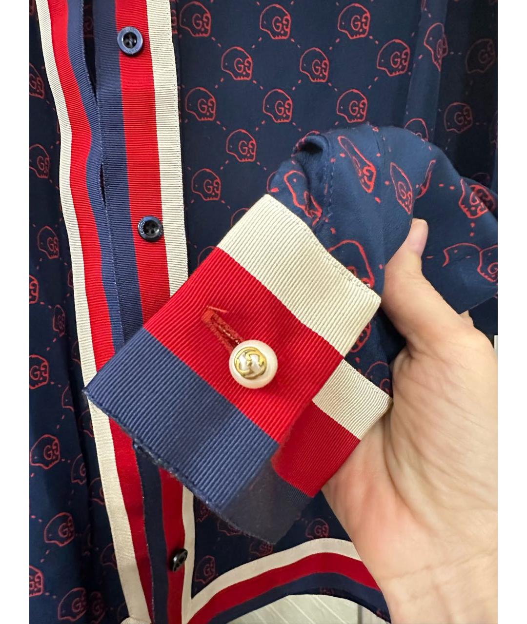 GUCCI Мульти шелковый костюм с брюками, фото 8