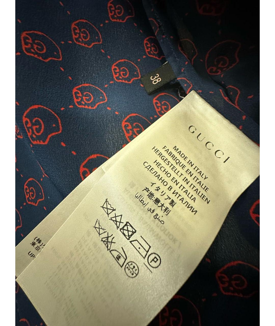 GUCCI Мульти шелковый костюм с брюками, фото 4