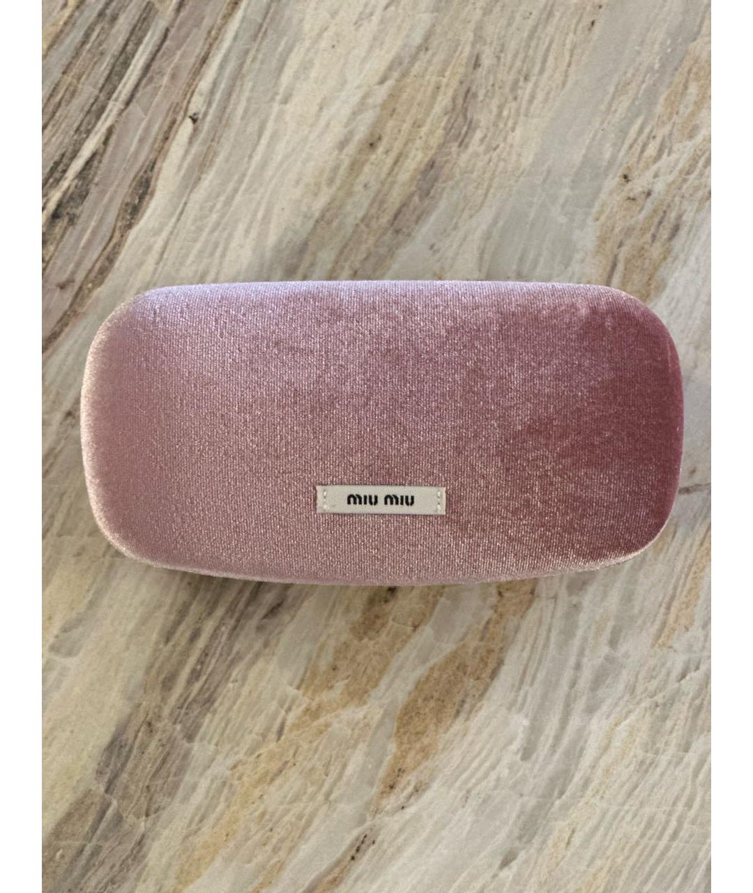 MIU MIU Черные пластиковые солнцезащитные очки, фото 5