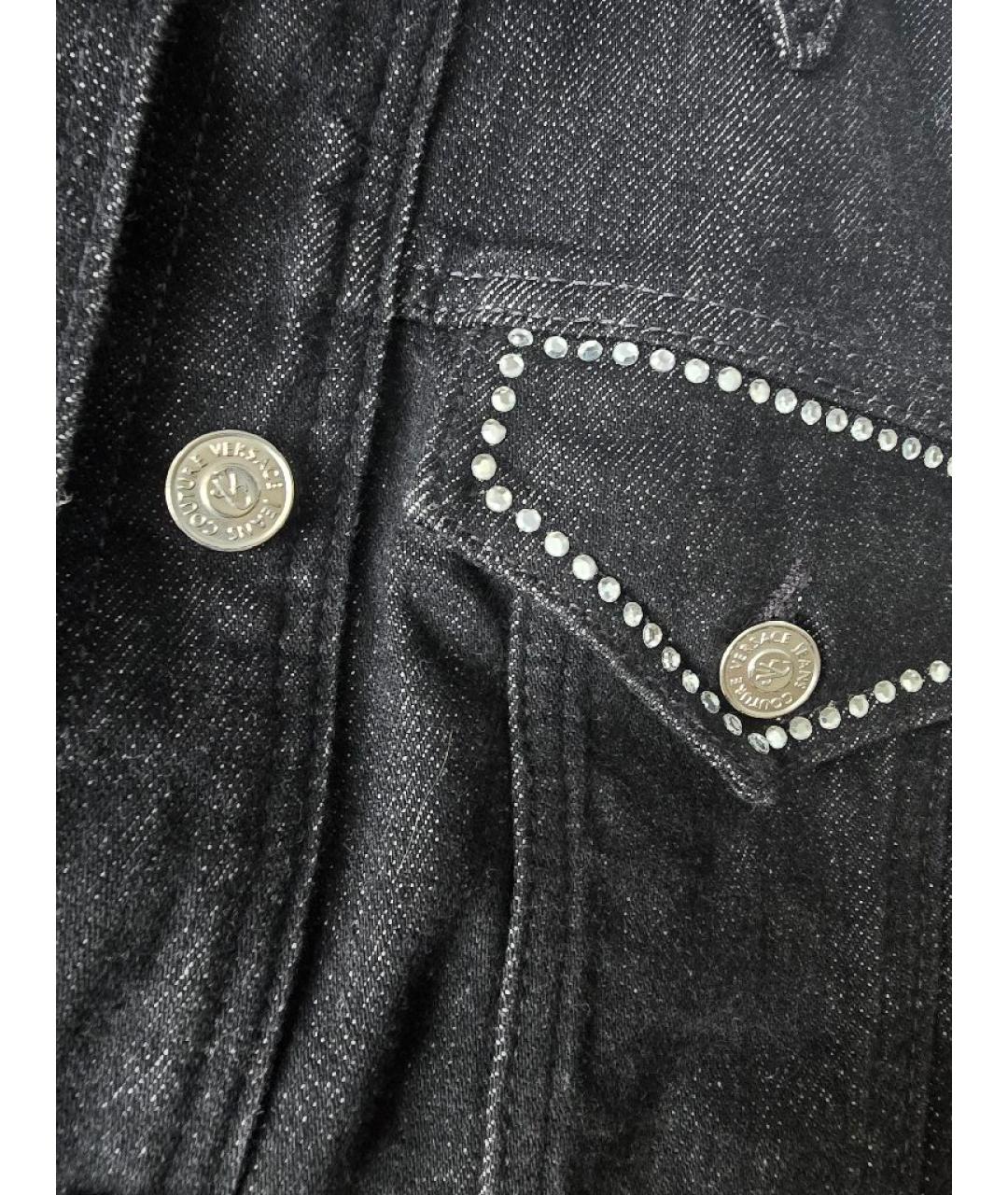 VERSACE JEANS COUTURE Черная куртка, фото 6