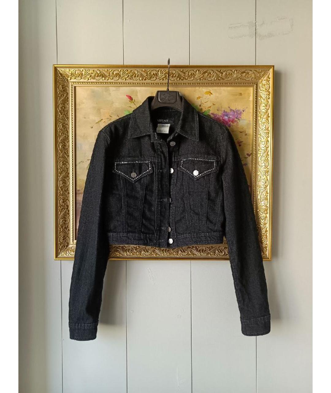 VERSACE JEANS COUTURE Черная куртка, фото 8