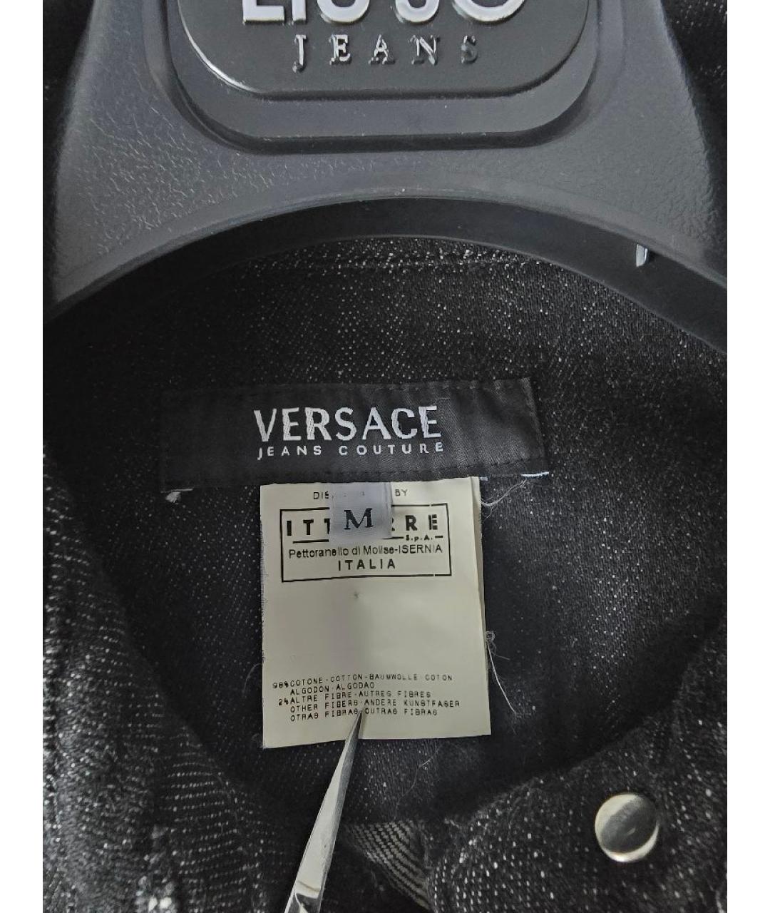 VERSACE JEANS COUTURE Черная куртка, фото 7