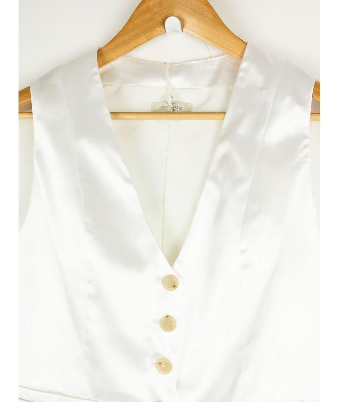 PANICALE Белый полиэстеровый костюм с юбками, фото 3