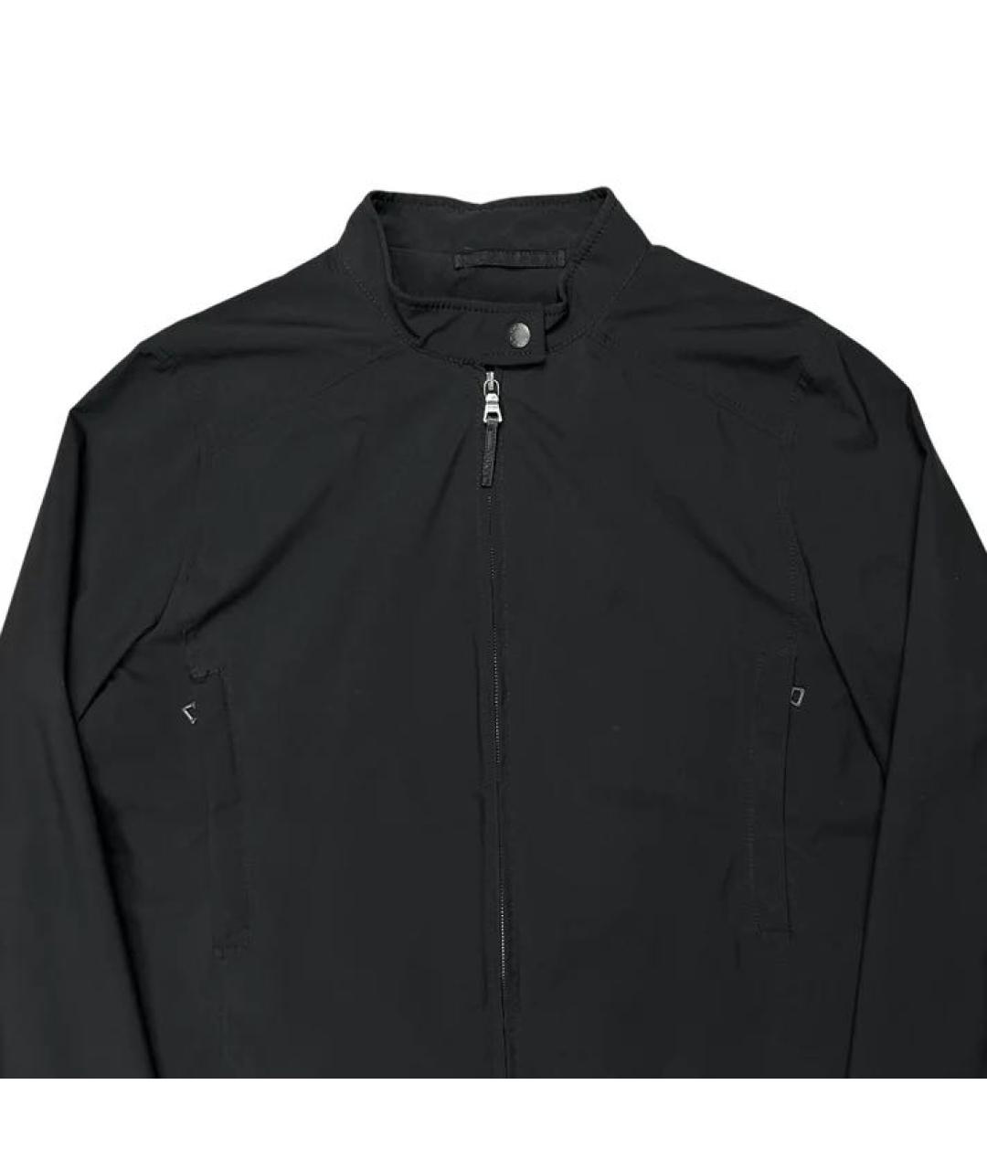 PRADA Черная полиэстеровая куртка, фото 7