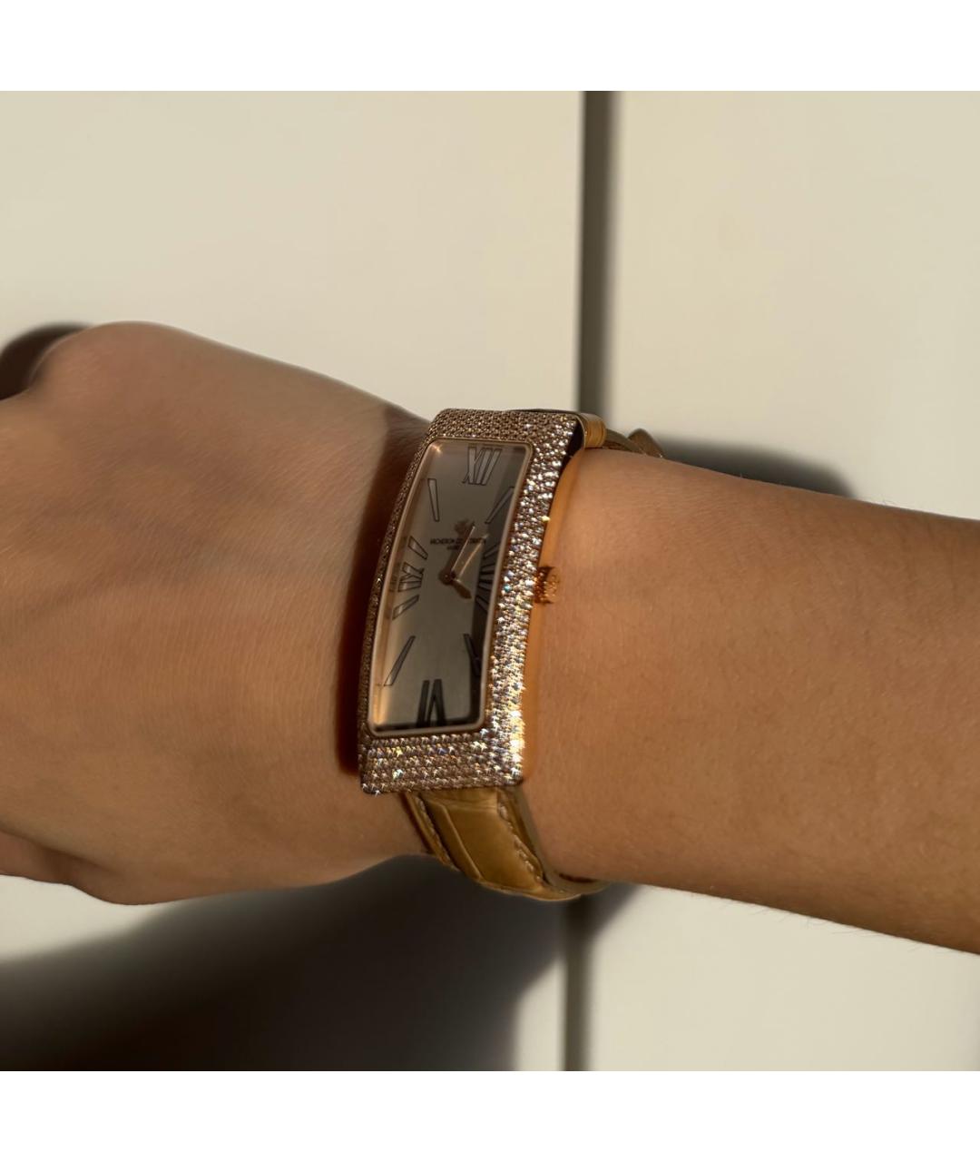 VACHERON CONSTANTIN Бежевые часы из желтого золота, фото 4