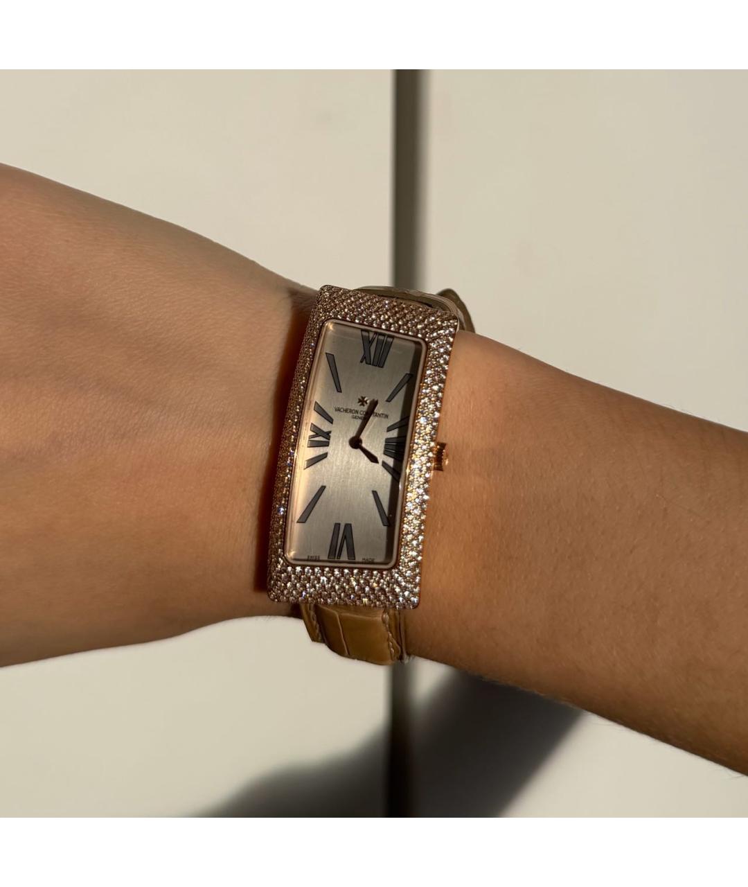 VACHERON CONSTANTIN Бежевые часы из желтого золота, фото 2