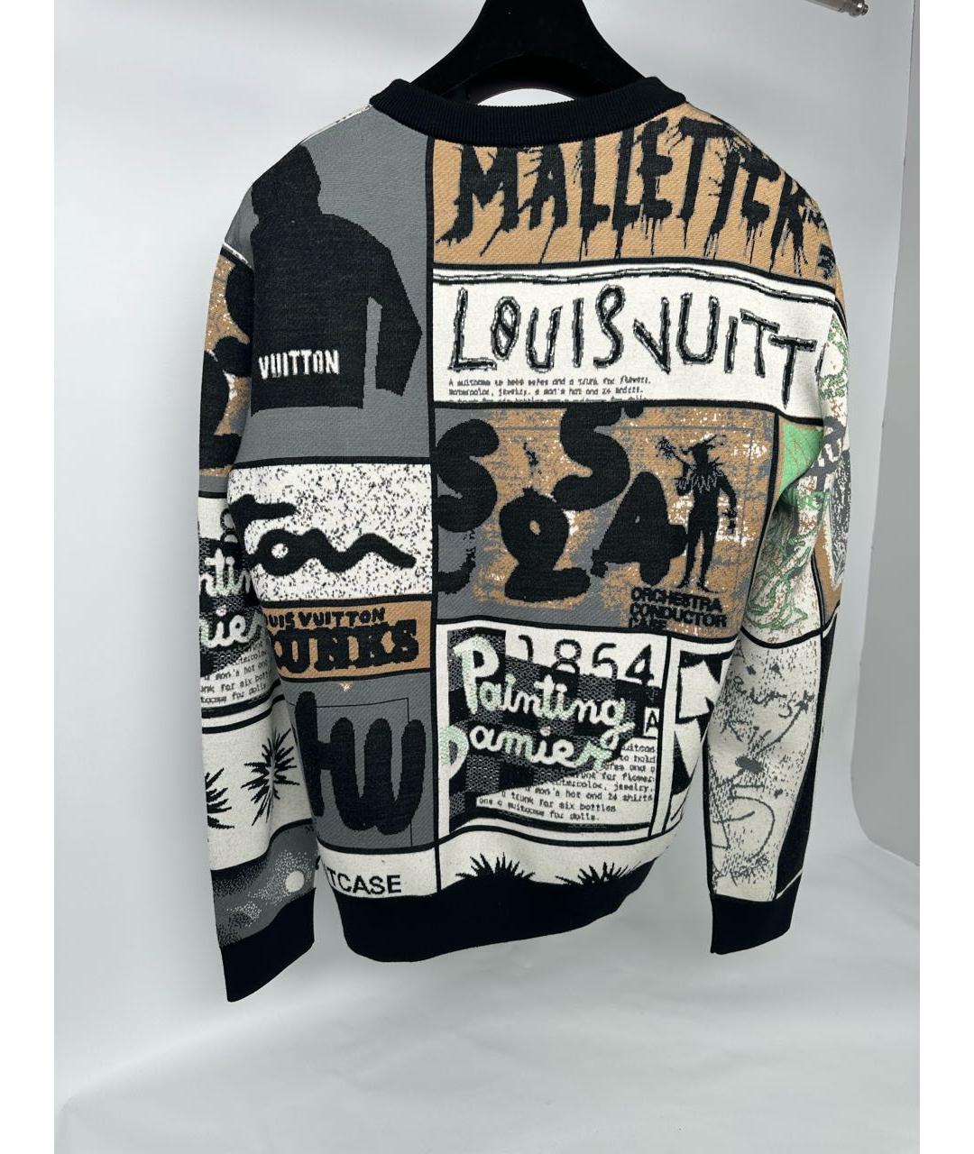 LOUIS VUITTON Мульти шерстяной джемпер / свитер, фото 3