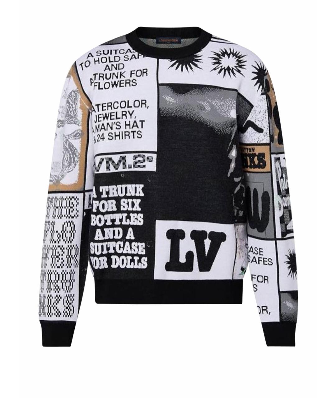 LOUIS VUITTON Мульти шерстяной джемпер / свитер, фото 1