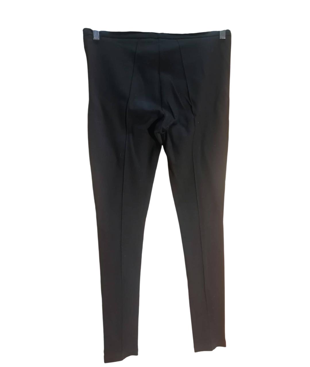 BURBERRY Черные вискозные брюки узкие, фото 2