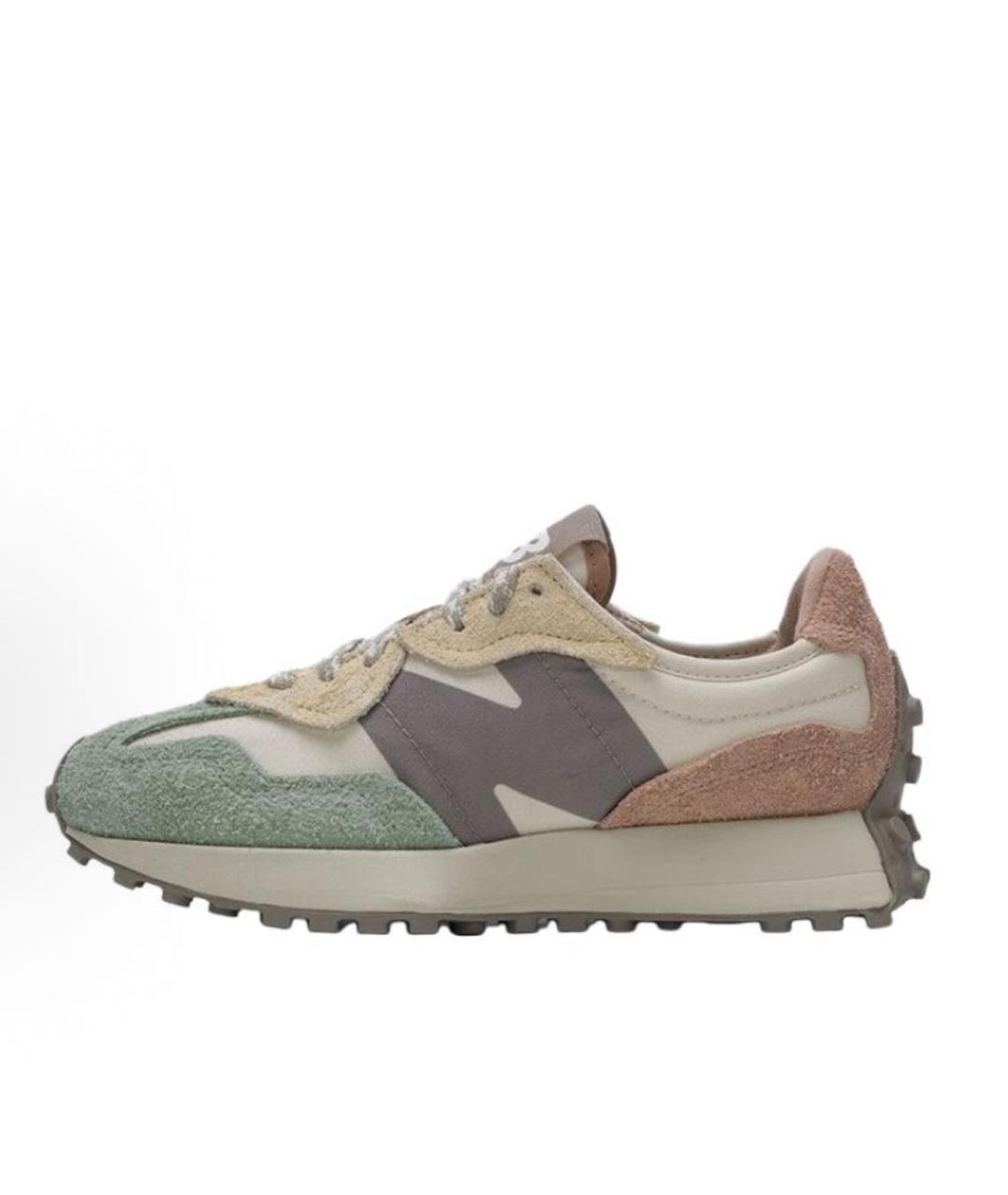 NEW BALANCE Бежевые замшевые кроссовки, фото 9