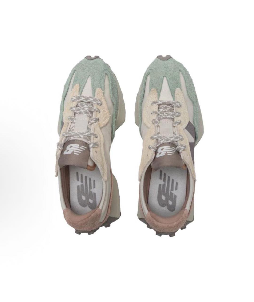 NEW BALANCE Бежевые замшевые кроссовки, фото 3