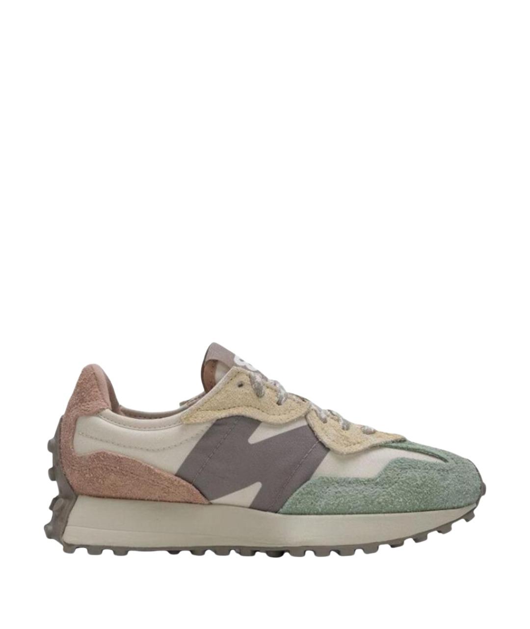 NEW BALANCE Бежевые замшевые кроссовки, фото 1