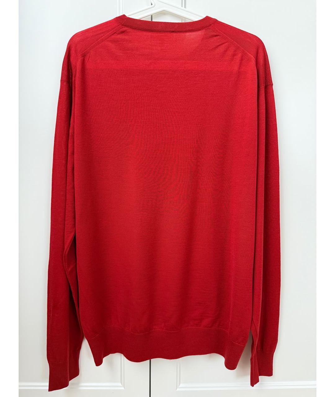 BRIONI Красная хлопковая водолазка, фото 2