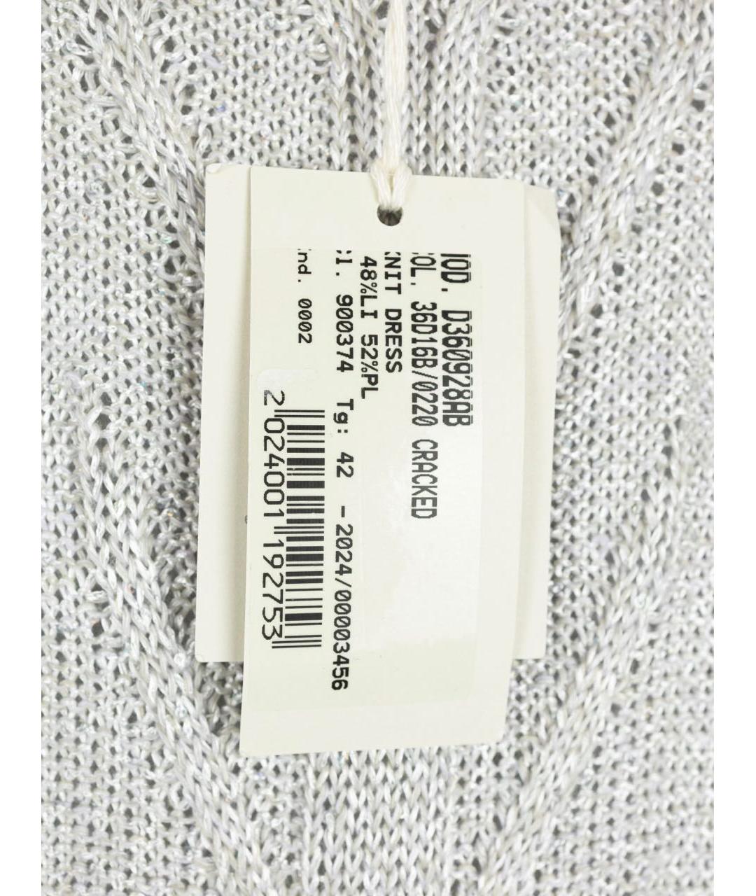 PANICALE Серое льняное платье, фото 4