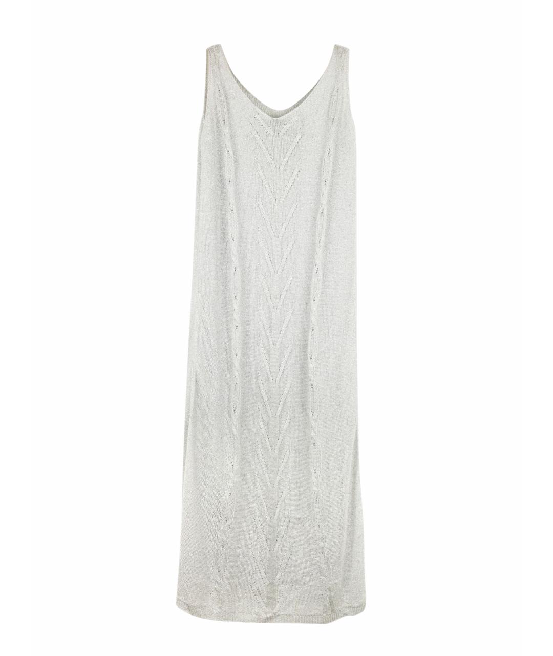 PANICALE Серое льняное платье, фото 1