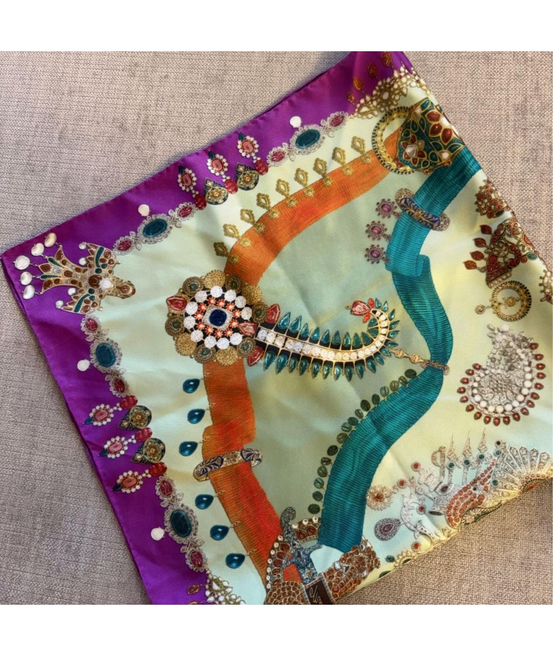 ETRO Мульти шелковый шарф, фото 3