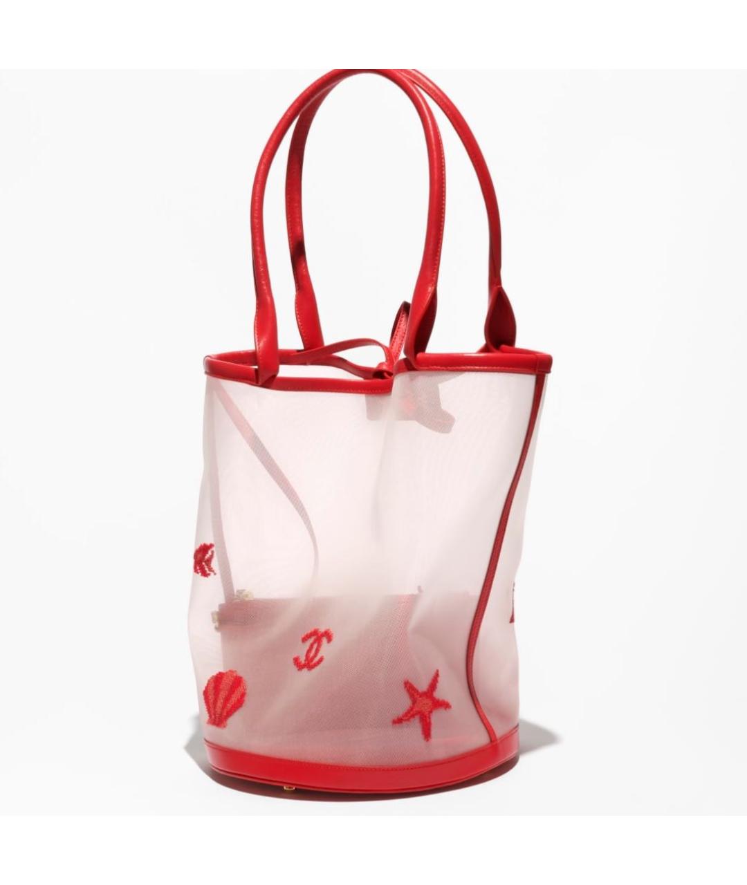 CHANEL Красная сумка через плечо, фото 2