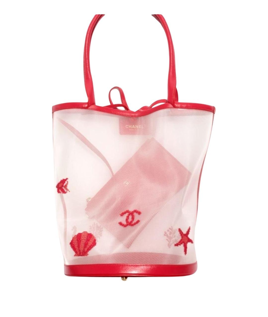 CHANEL Красная сумка через плечо, фото 1