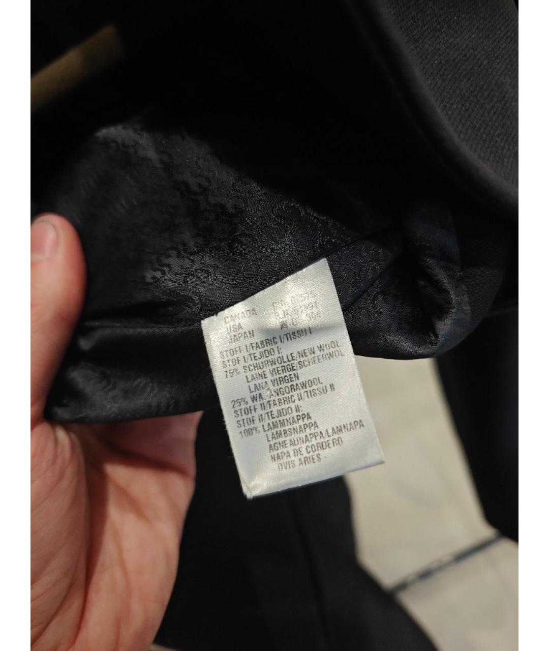 ESCADA Черное шерстяное пальто, фото 6