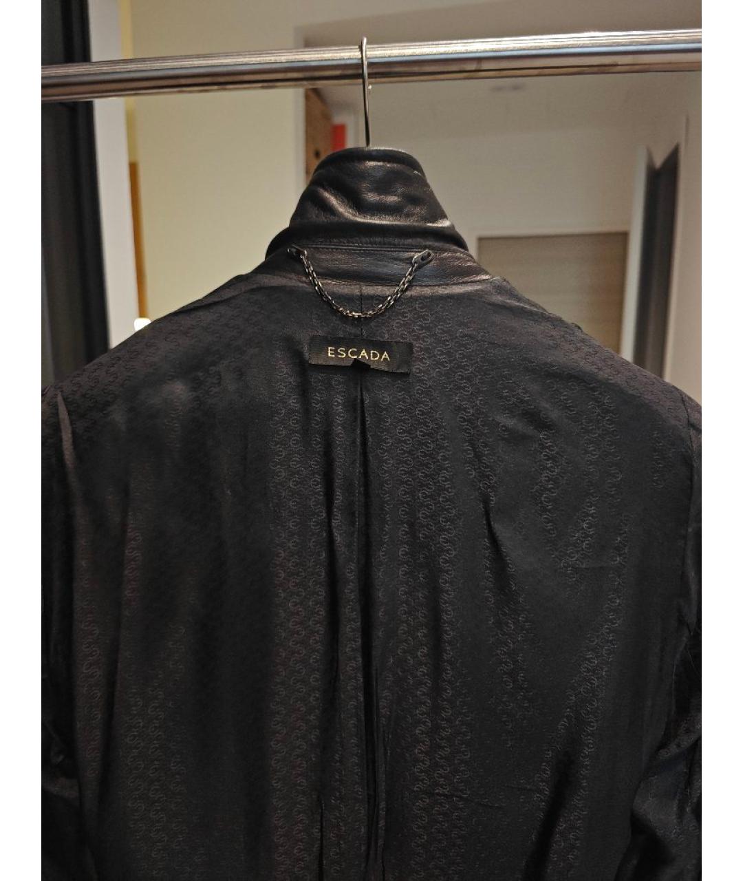 ESCADA Черное шерстяное пальто, фото 3