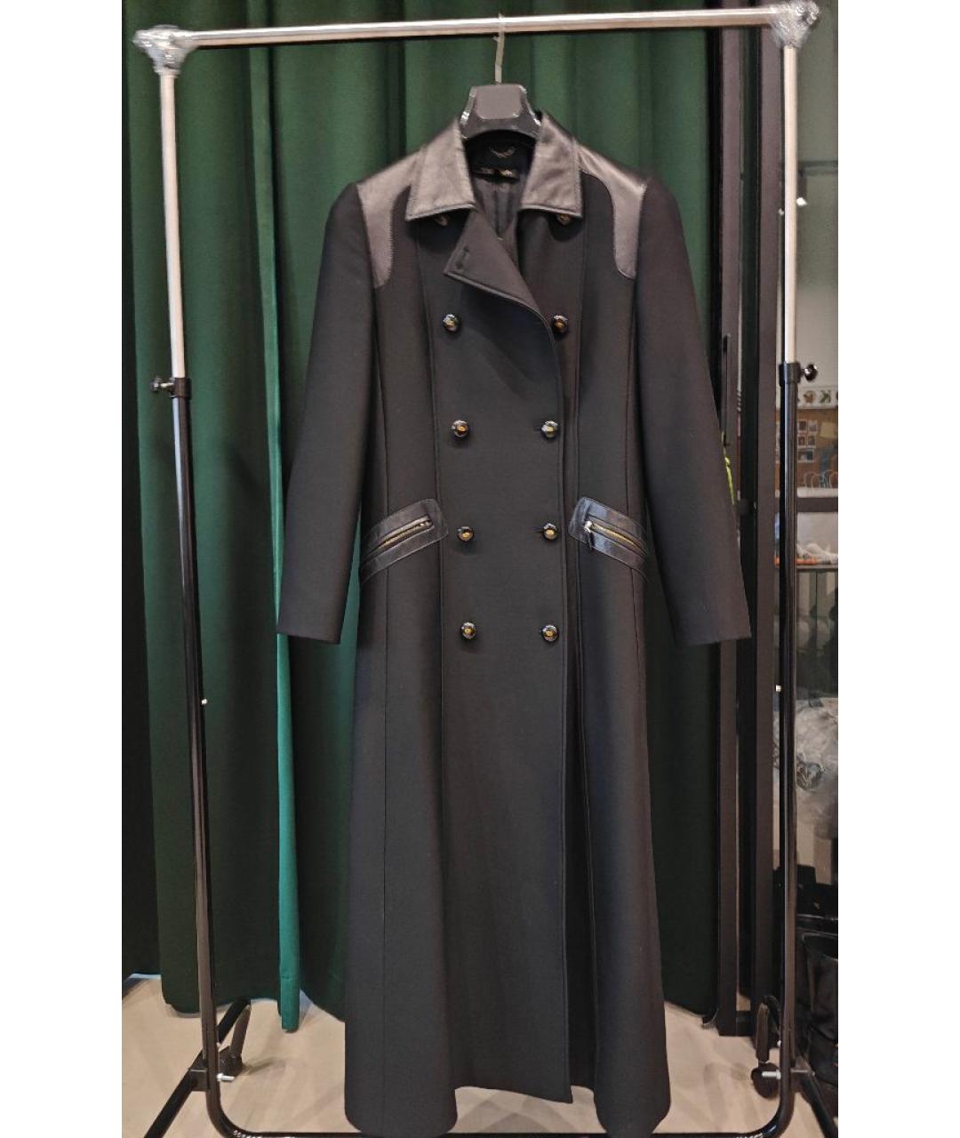 ESCADA Черное шерстяное пальто, фото 7