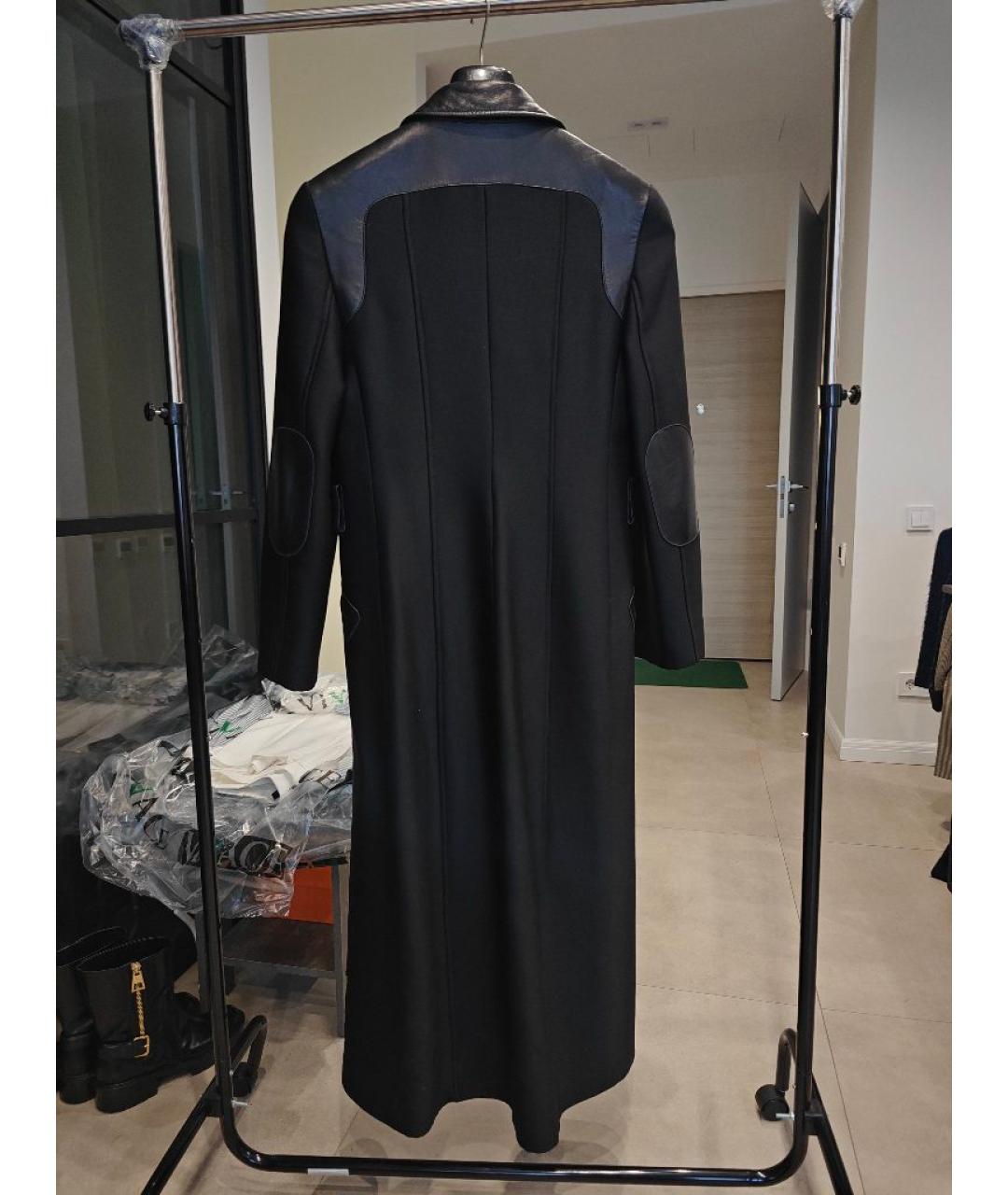 ESCADA Черное шерстяное пальто, фото 2