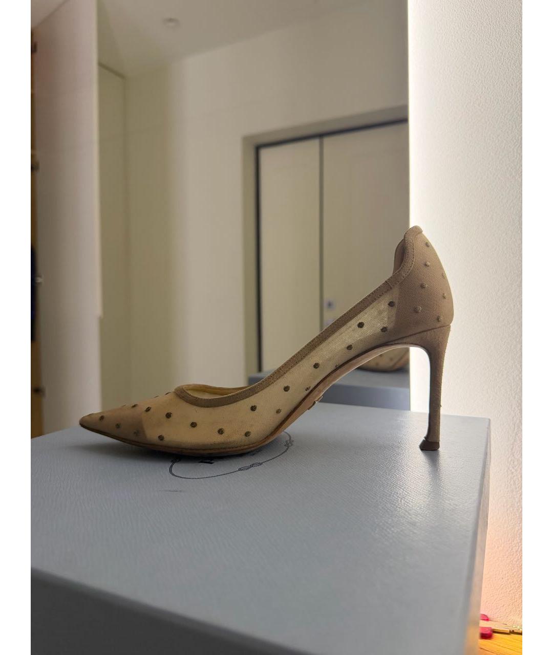 CHRISTIAN DIOR Бежевые туфли, фото 6