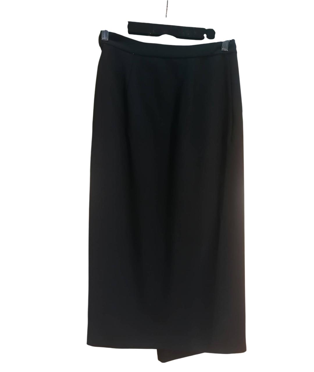 ALEXANDER WANG Черная полиэстеровая юбка миди, фото 2