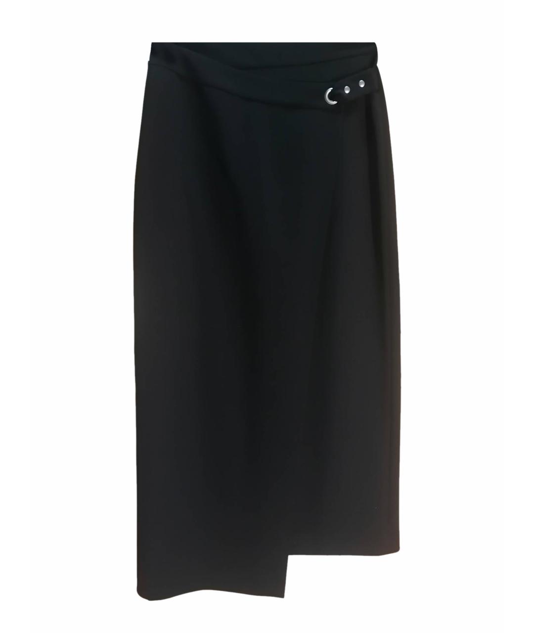 ALEXANDER WANG Черная полиэстеровая юбка миди, фото 1