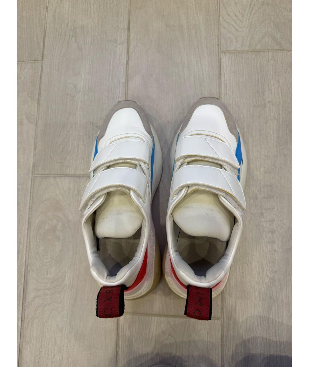 STELLA MCCARTNEY Белые кроссовки из искусственной кожи, фото 3