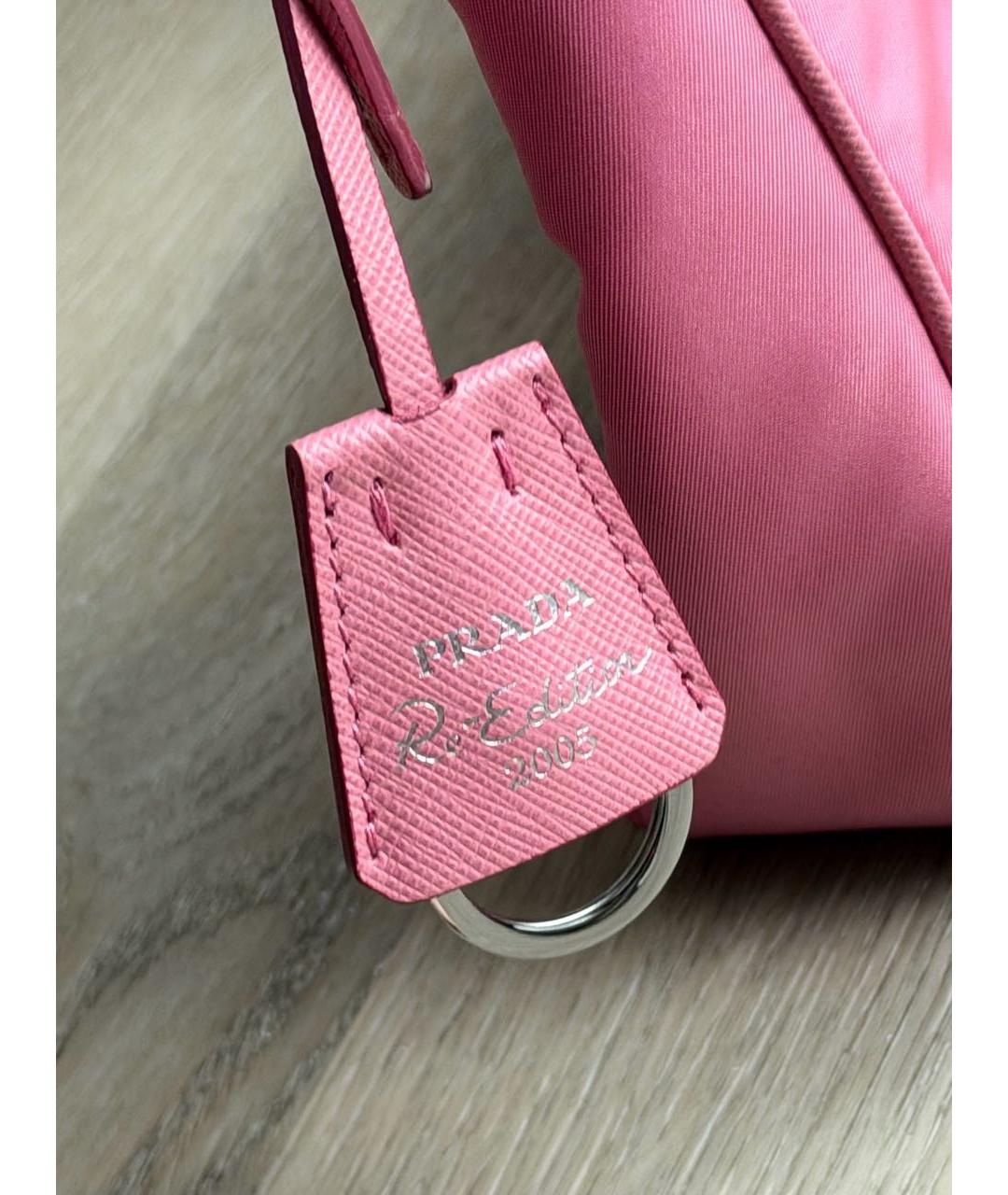 PRADA Розовая сумка через плечо, фото 6