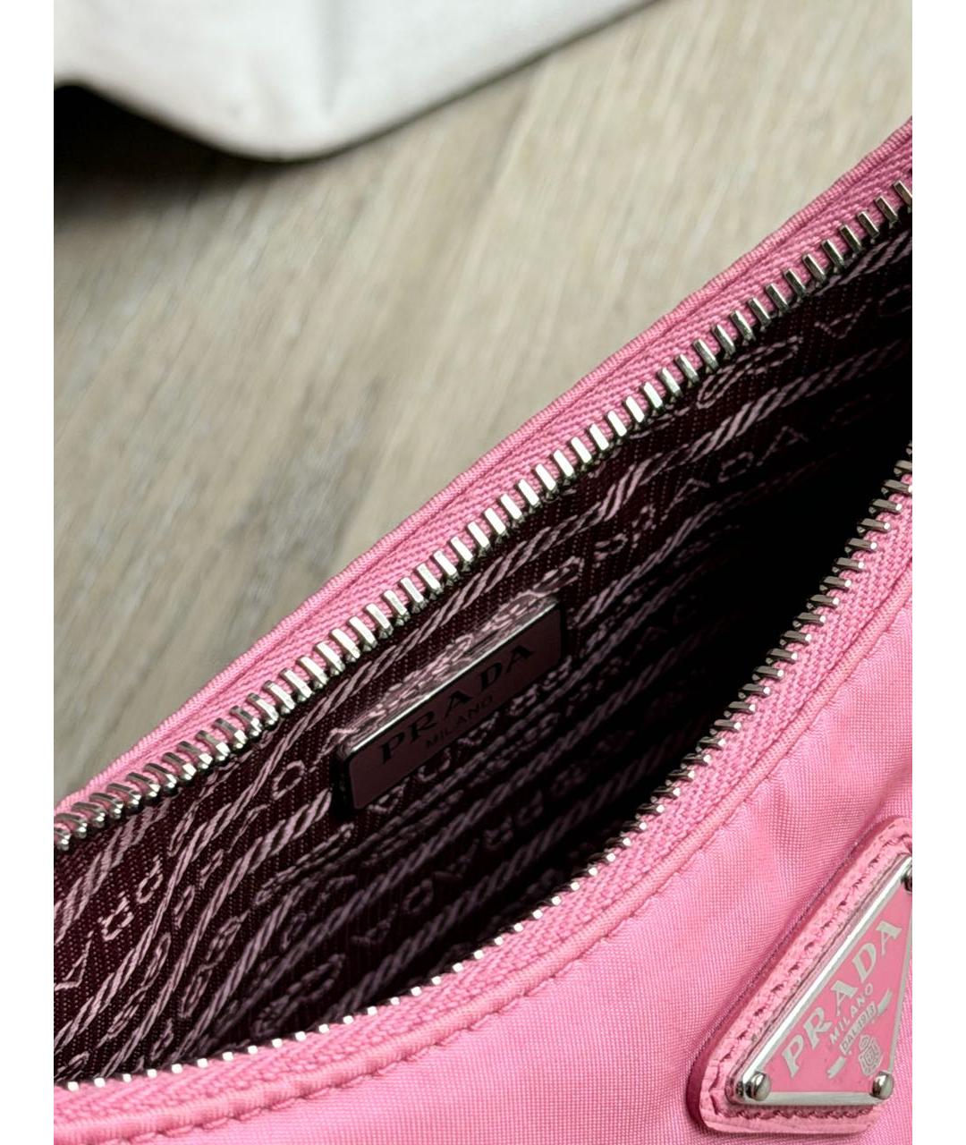 PRADA Розовая сумка через плечо, фото 4