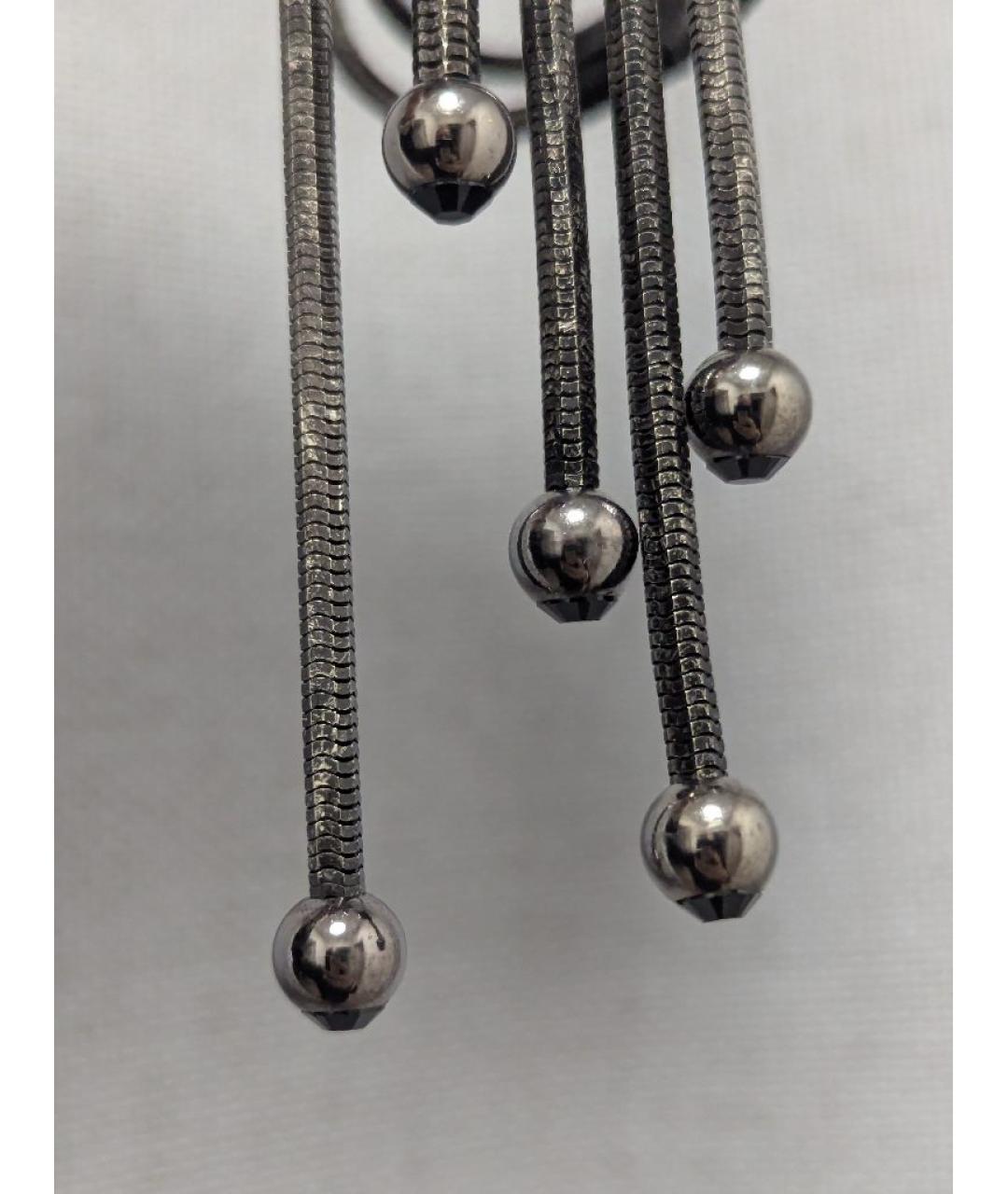 LANVIN Черная подвеска из экзотической кожи, фото 6